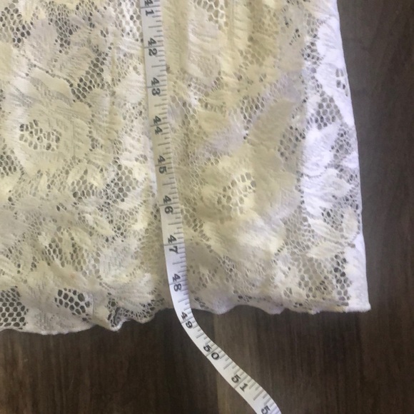 *SOLD* Trixxi White Lace Strapless Maxi Sundress - Picture 3 of 9